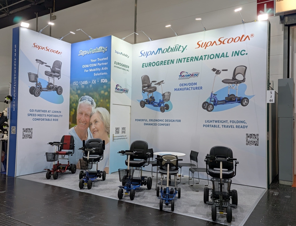 Eurogreen SupaMobility SupaScoota Mobility Scooters Rehacare 2026-