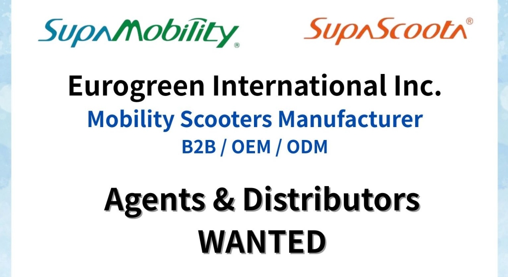Mobility scooters agents and distributors wanted