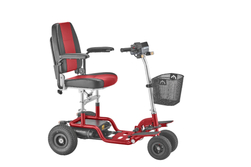 Folding and Portable mobility scooter for heavy-duty weight load capacity.