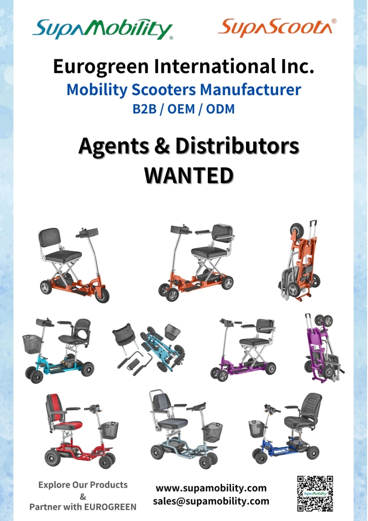 OEM/ODM mobility scooters for senior and disabled users..